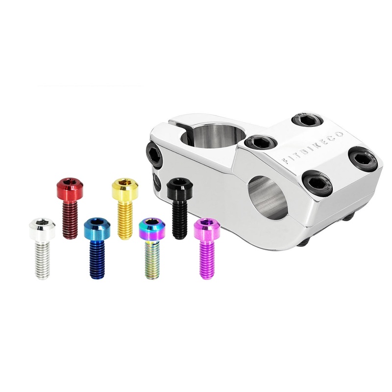Fit Aitken Stem *Ti Bolts Avail* Black Gold Steel