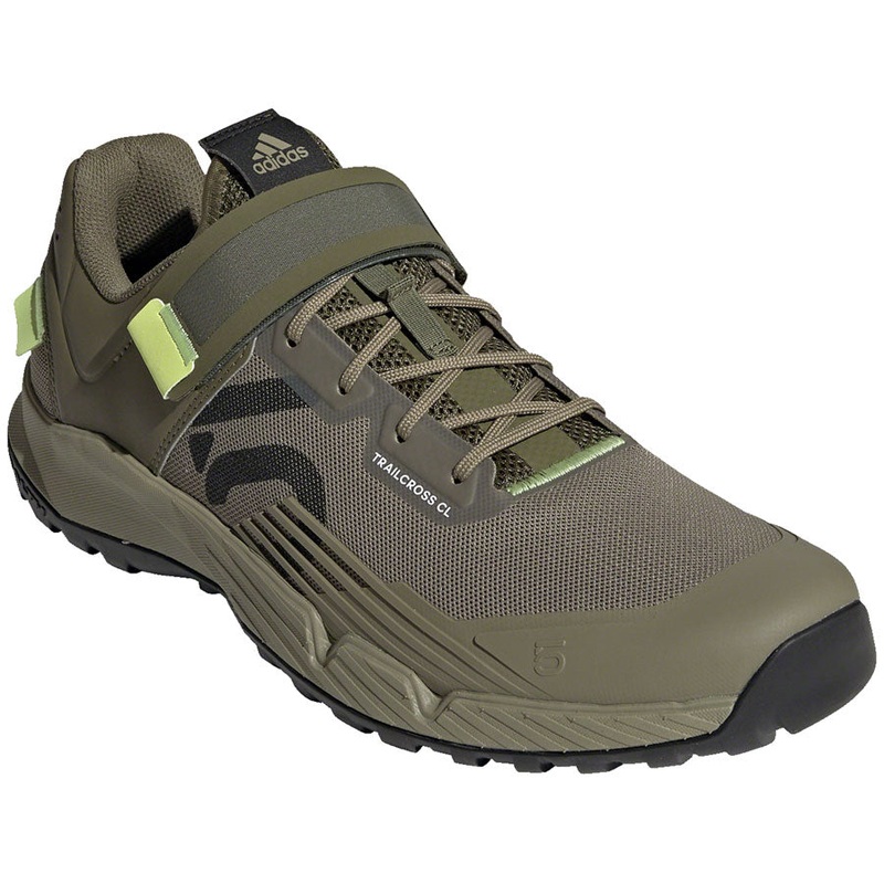 Five Ten Trailcross Mountain Clipless Shoes – Mens Orbit Green/Carbon/Pulse Lime 8