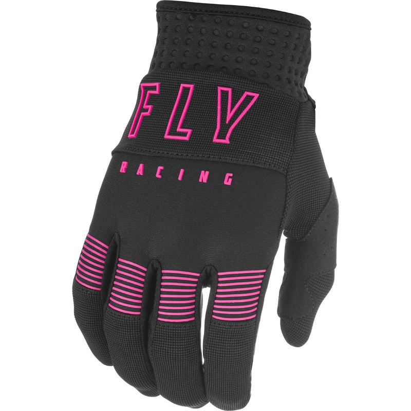 FLY RACING F-16 Gloves Black/Pink Sz 10