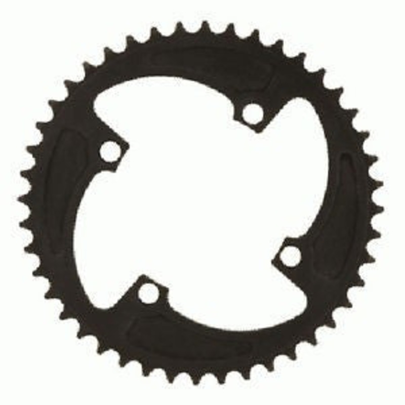 MCS 4-bolt Chainring black 38t