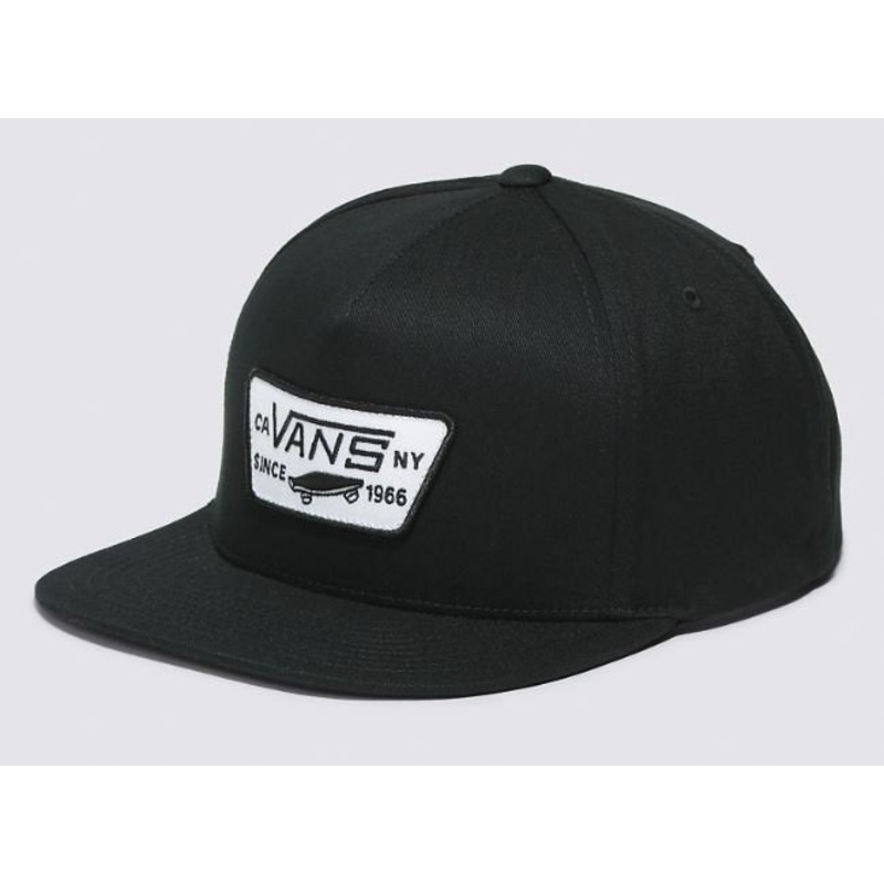 Vans Full Patch Snapback Hat – True Black