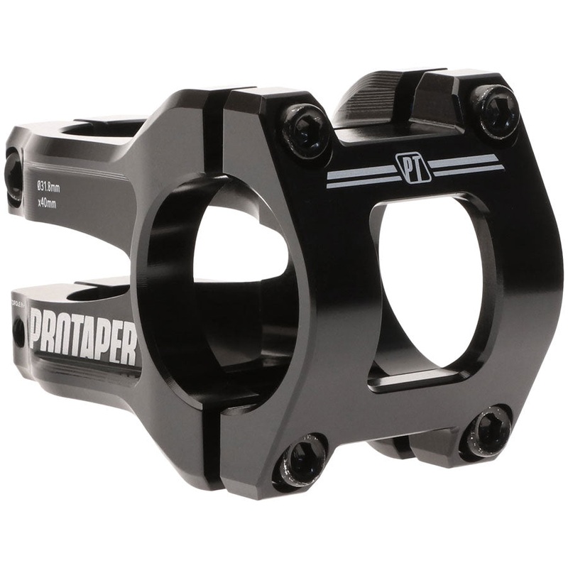 ProTaper Vice Trail Stem – 40mm 31.8mm Clamp +/-0 1 1/8″ Aluminum Black