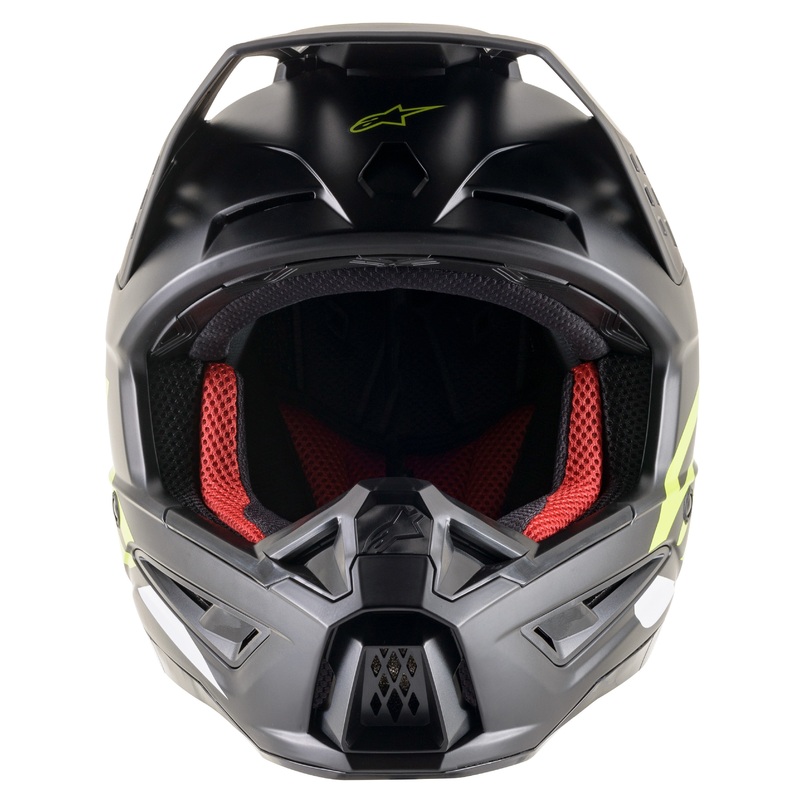 ALPINESTARS S-M5 Helmet Black/Fluorescent Yellow 2X-Large