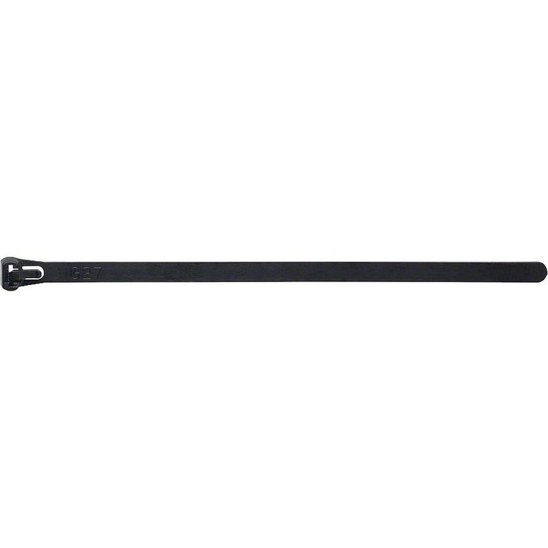 Zip Ties Re-Usable Zip Ties – Black, 200 x 7.4mm, 100ct