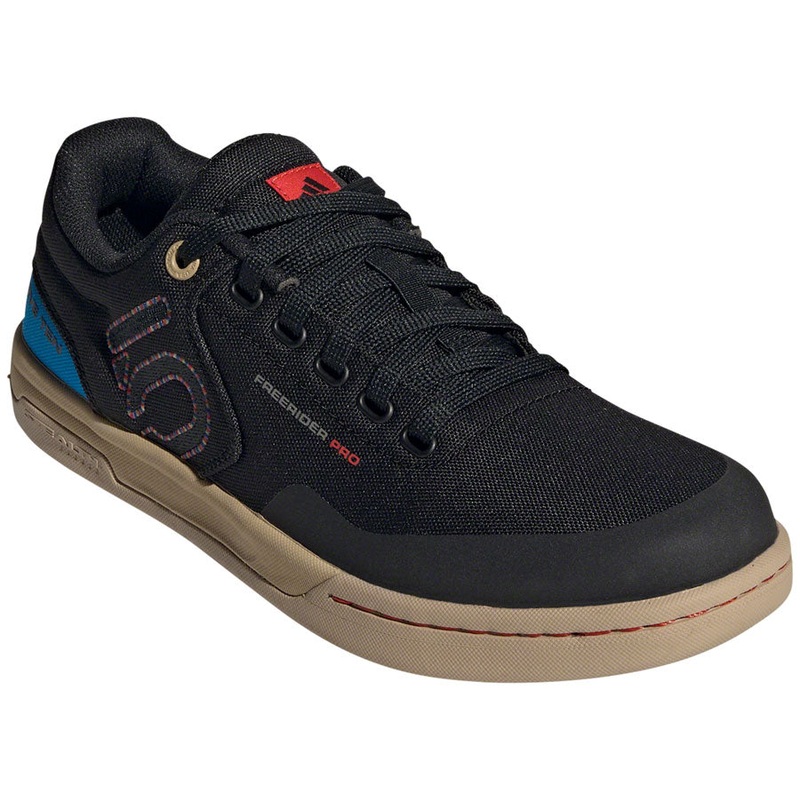 Five Ten Freerider Pro Canvas Flat Shoes – Mens Core BLK/Carbon/Pulse Lime 10