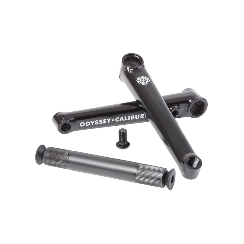 Odyssey Calibur v2 BMX Cranks (Rustproof Black) 160mm Rust Proof Black