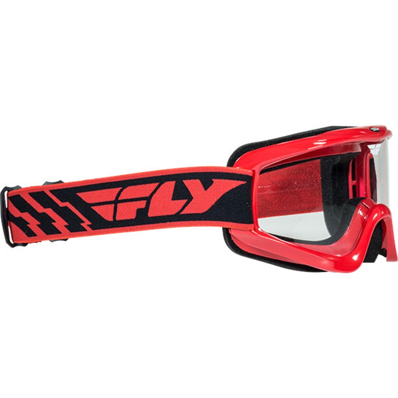 Fly Racing Focus Goggle-Youth-Red-Clear Lens