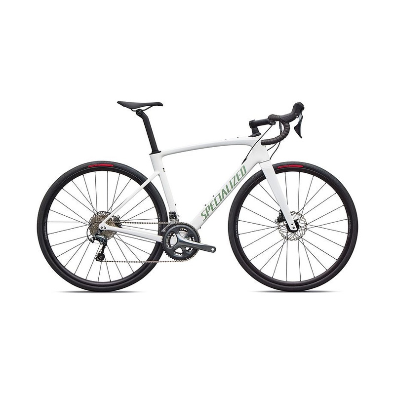 2026 Specialized Roubaix Base Bike Gloss White/Pistachio 61