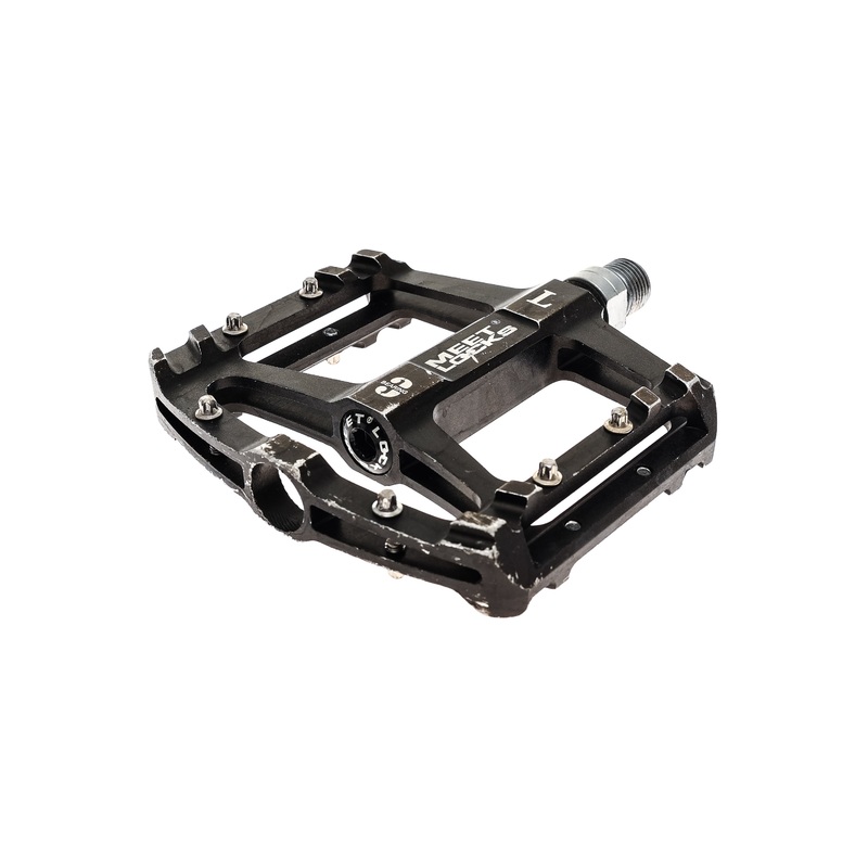 Meetlocks 3 Bearing Pedals Flats Black