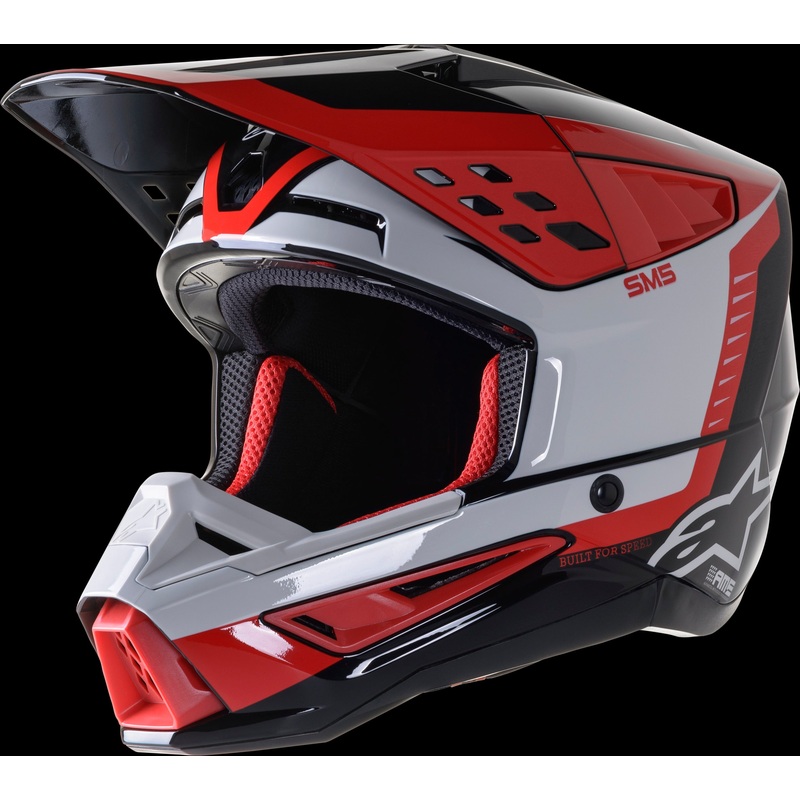 ALPINESTARS S-M5 Helmet Black/Grey/Red Medium