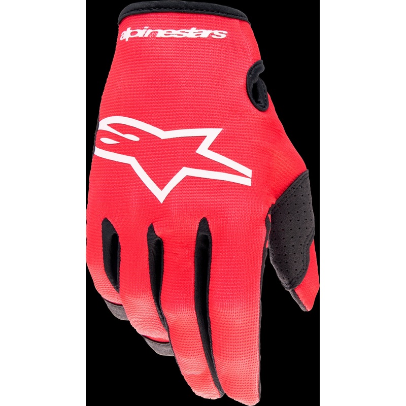 ALPINESTARS Youth & Kids Radar Gloves Mars Red/White Youth 2X-Small