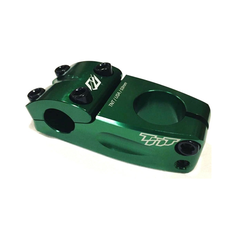 TNT Race Top Load BMX Stem – 60mm – Green – USA Made