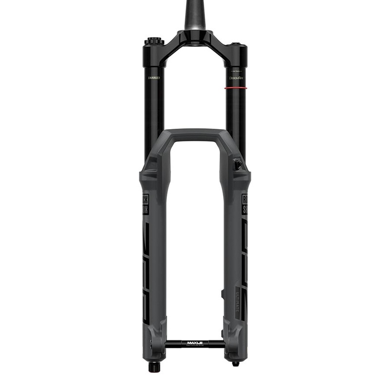 RockShox ZEB Ultimate A3 Suspension Fork 27.5” DebonAir+ W/ButterCups 190mm 1-1/8”-1.5” 15x110mm TA Rake: 44mm Grey