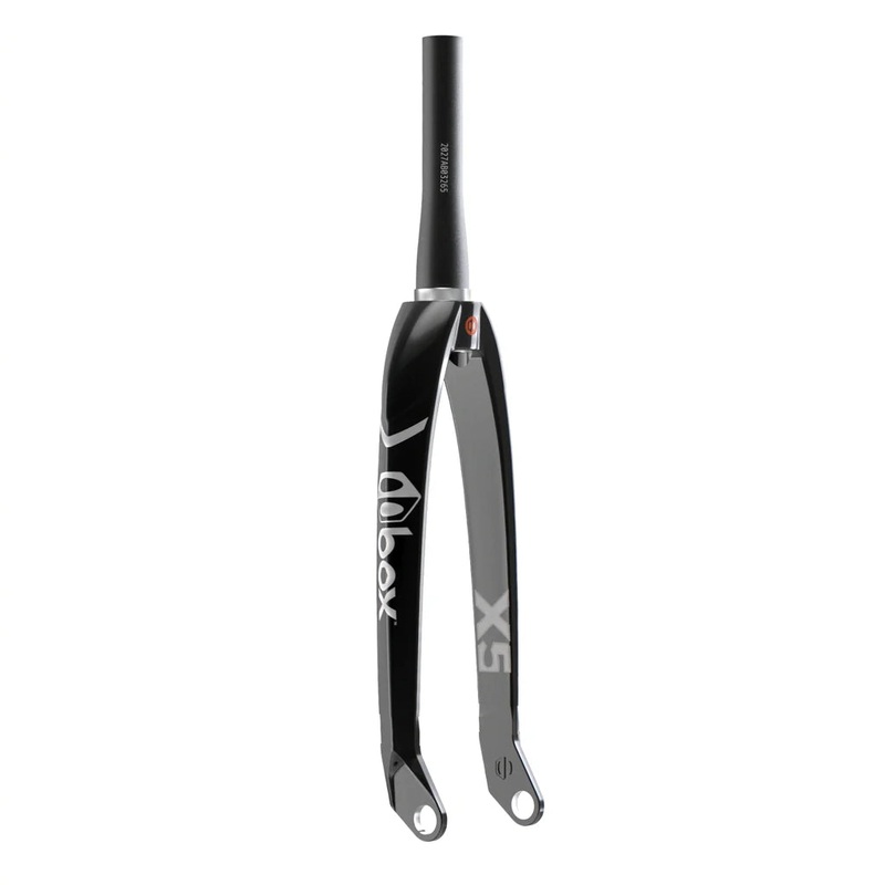 20″ x 20mm Box X5 Pro Carbon Fiber BMX Race Fork – 1-1/8″-1.5″ Tapered – Matte Black