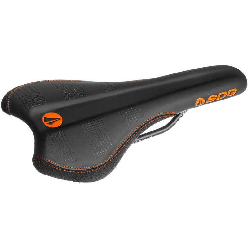 SDG Radar Saddle – Titanium Alloy Black/Orange