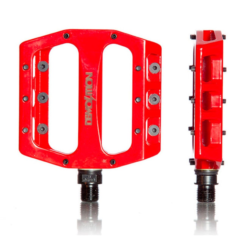 Demolition Trooper Aluminum Pedals Red
