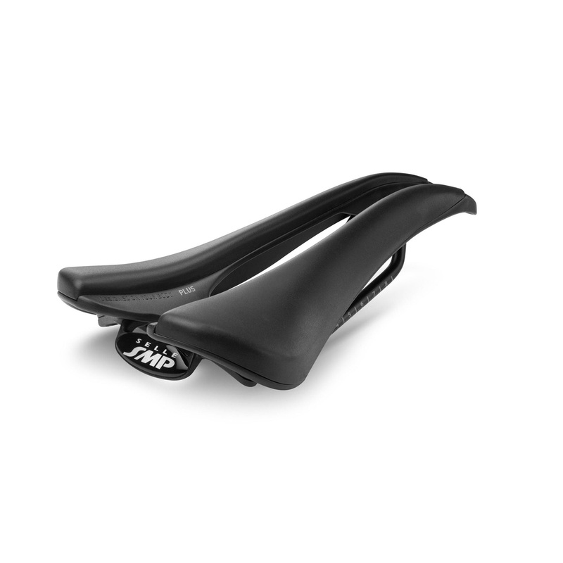 Selle SMP EVO Plus Saddle Stainless Steel Rails Black 140mm
