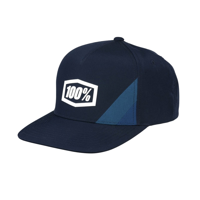 100% Cornerstone Trucker Hat-Navy Youth