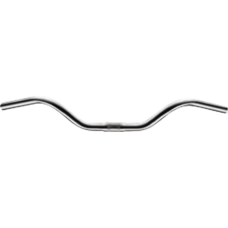 Zoom Cruiser Handlebar: 570mm Wide, 66mm Rise, 43 Degree Sweep, 25.4 Diameter