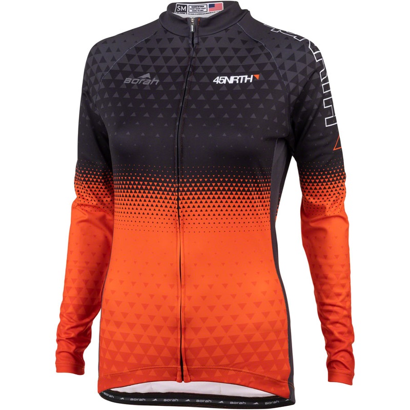 45NRTH Last Light Thermal Longsleeve Jersey – Orange, Black, Women’s, 3X-Large