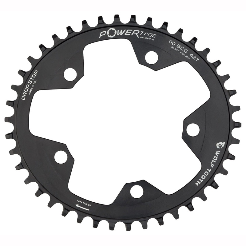 Oval 110 BCD Gravel / CX / Road Chainrings Drop-Stop B 38T