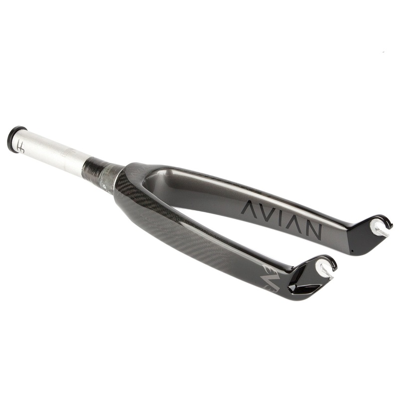 Avian Versus Pro Tapered Carbon BMX Race Fork-20″-10mm Gloss Grey