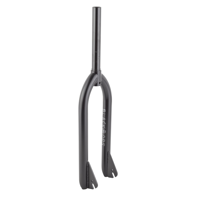 BlackOps Defendr Chromoly 24″ BMX Fork – Threadless – 3/8″ – Black