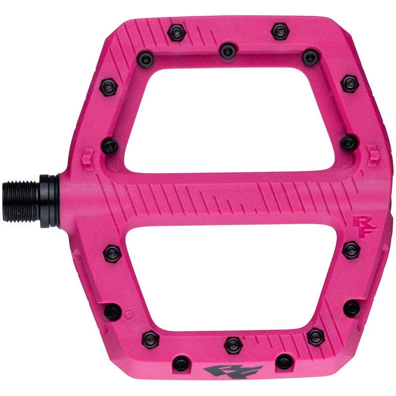 RaceFace Chester Pedals – Platform, Composite, 9/16″, Large, Magenta