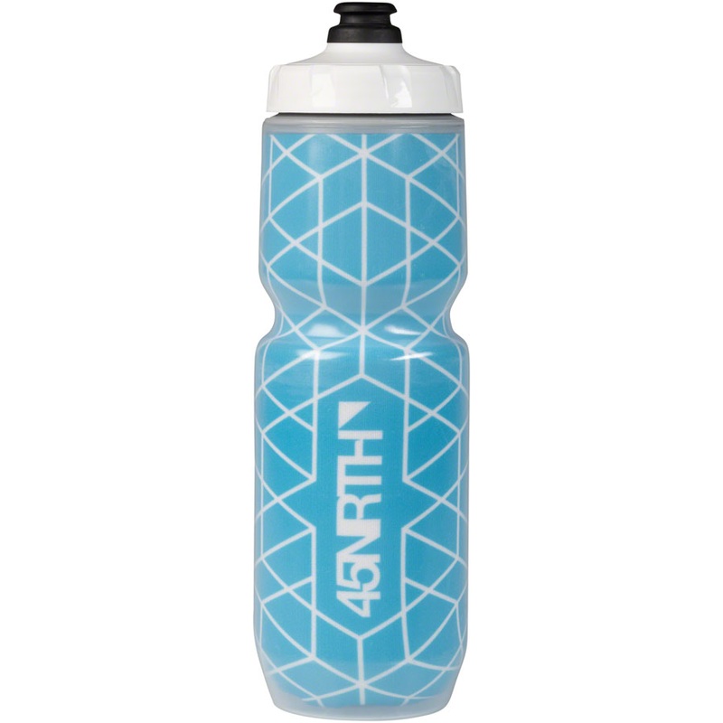 45NRTH Decade Insulated Purist Water Bottle – Cyan/White, 23oz