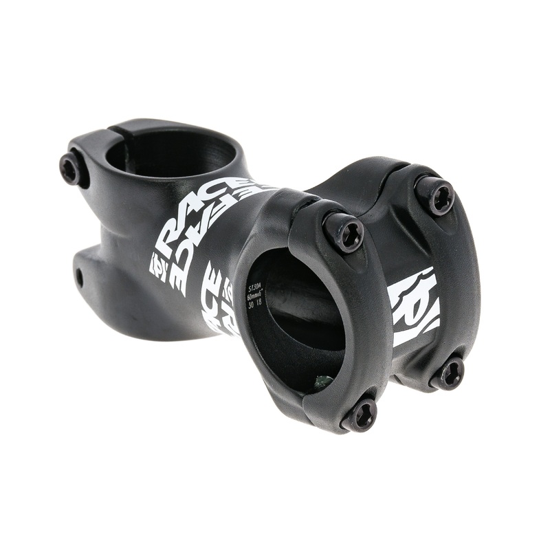 Race Face Ride Aluminum Stem 31.8mm Clamp 60mm 6 Degree Black/White