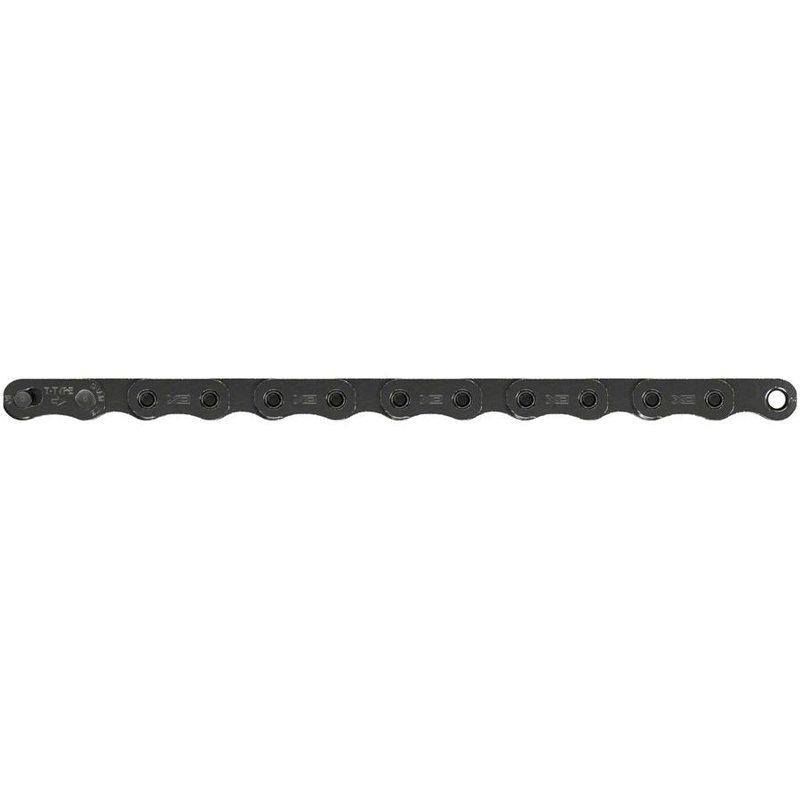 X0 Eagle T-Type Flattop Chain – 12-Speed, 126 Links, Solid Pin, Includes PowerLock Connector, PVD Coated, Dark Polar