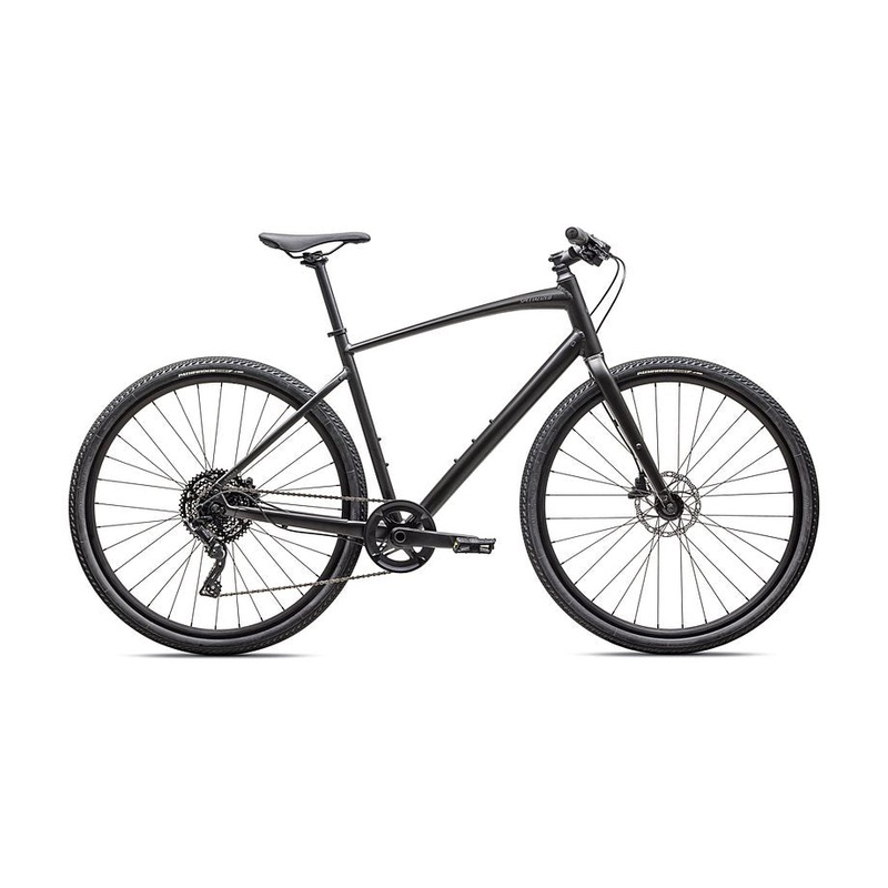 2025 Specialized Sirrus X 3.0 Km Bike Satin Obsidian / Smoke Reflective Xxs