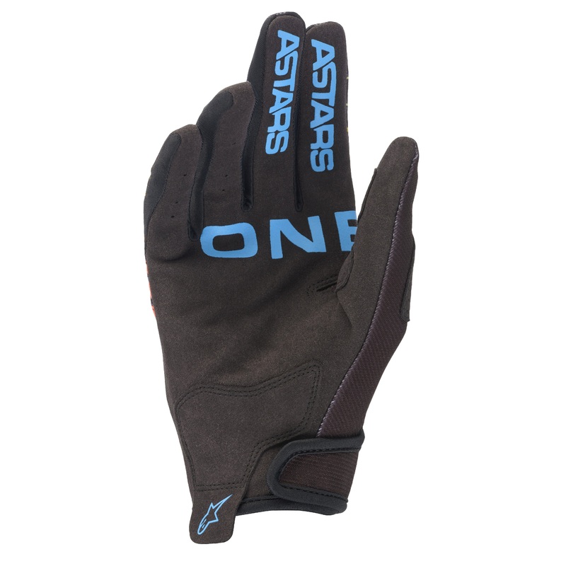 ALPINESTARS Youth Radar Gloves Black/Fluorescent Yellow/Coral Youth 2X-Small