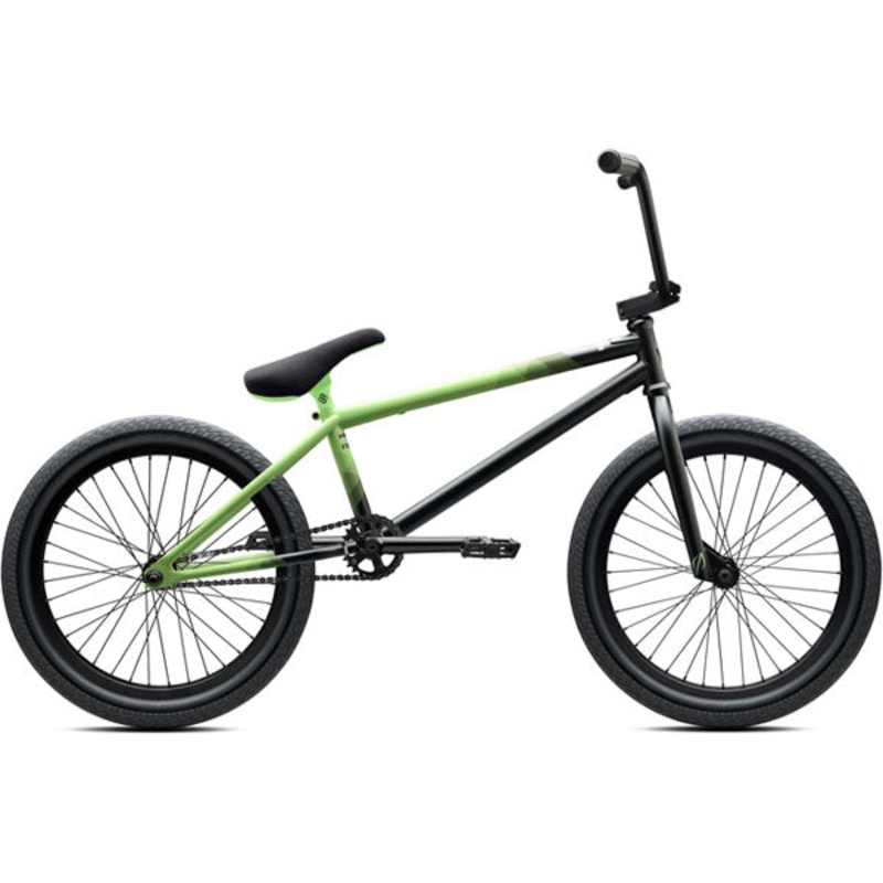 Verde Radia BMX Bike-Matte Black/Green