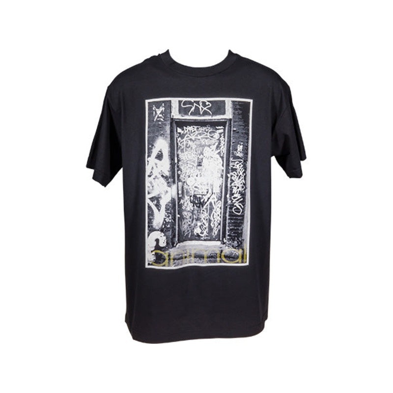 Animal Marcy Ave T-Shirt-Black/White Adult Small