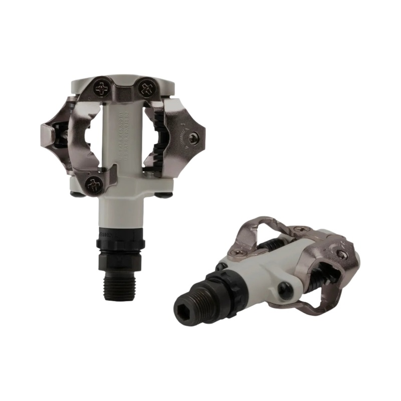 Shimano PD-M520 Clipless Pedals w/ Cleats – White