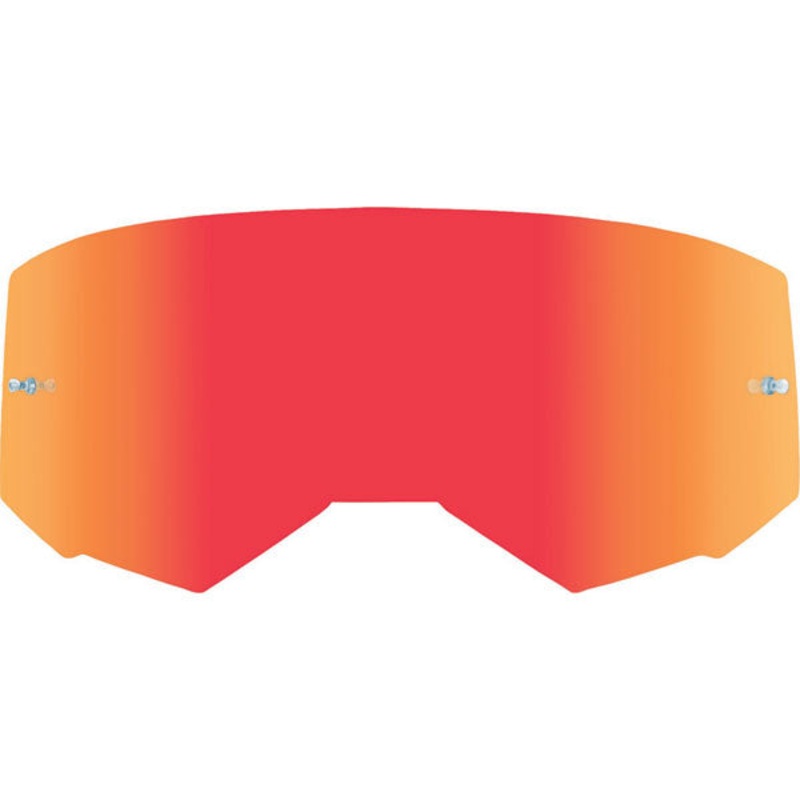 Fly Racing Zone Pro/Zone/Focus Goggles Replacement Lenses-Red Mirror/Clear