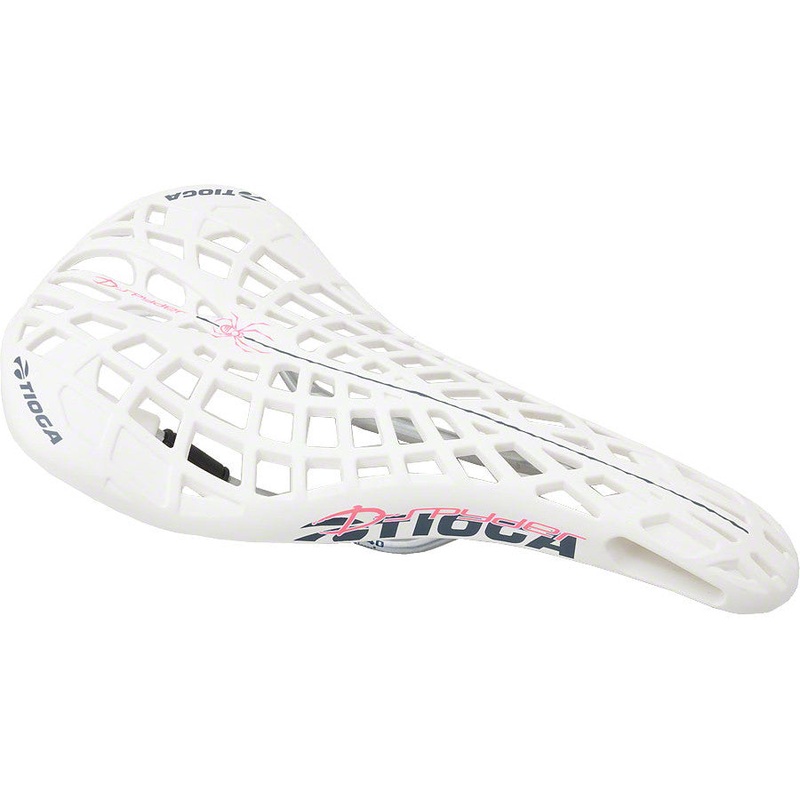 Tioga D-Spyder Railed BMX Seat – White