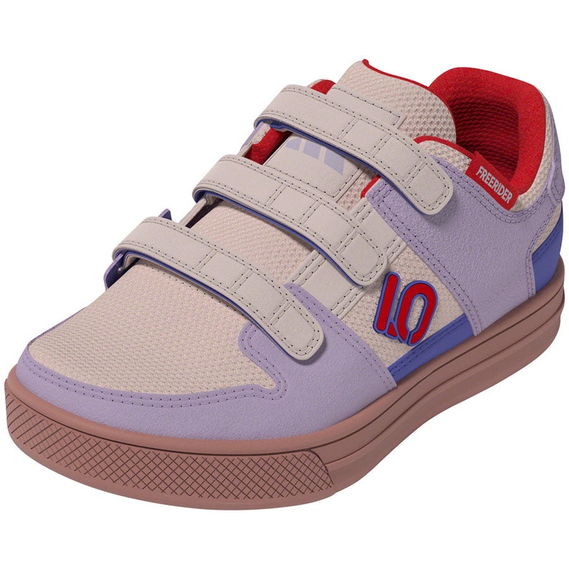 Five Ten Freerider Kids VCS Flat Shoes – Putty Mauve/Pure Ruby/Semi Cobalt Blue 11K