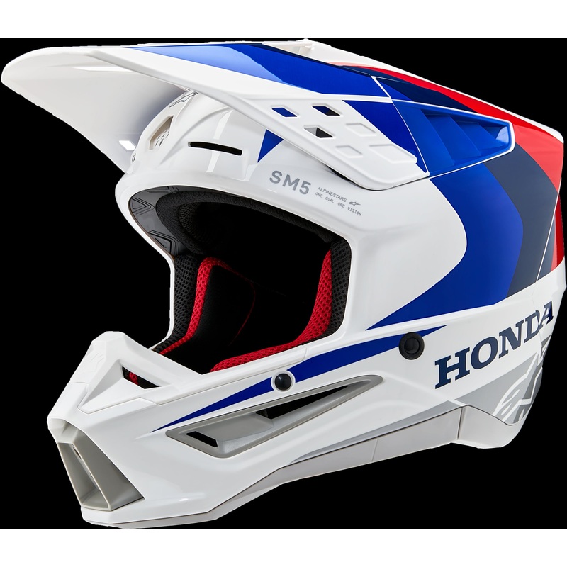 ALPINESTARS S-M5 Helmet White/Blue/Red X-Large