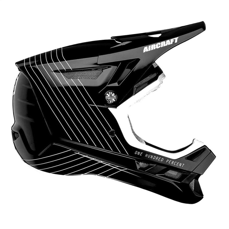 100% Aircraft Composite Race Helmet – Silo Large