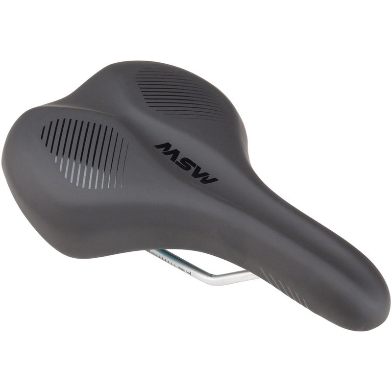 MSW SDL-173 Spin Fitness Saddle – Steel Black