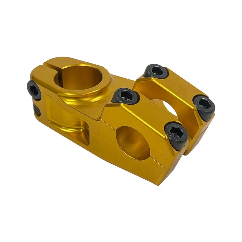 S&M Race XLT Top Load BMX Stem – 49mm – Gold – USA Made