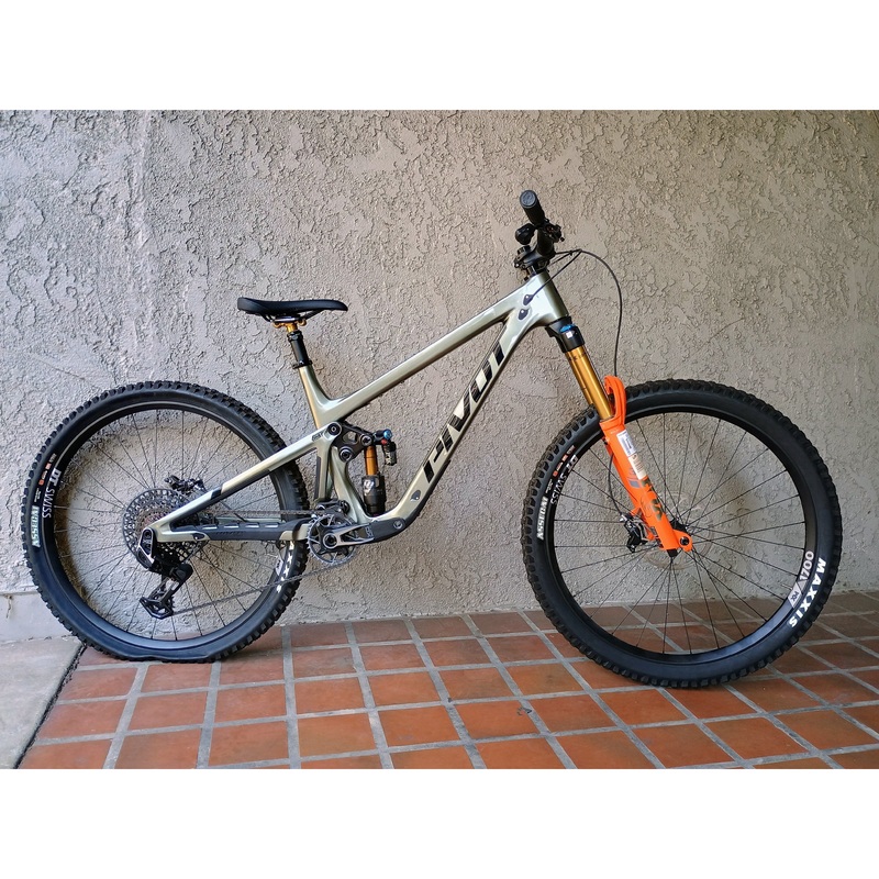 2023 Pivot Firebird PRO X0 Eagle Transmission, Air Large Glacial Metallic Green