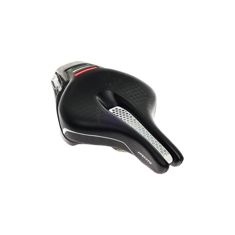 Selle Italia Iron Tekno Flow Saddle L Saddle 145mm Carbon Rails Black