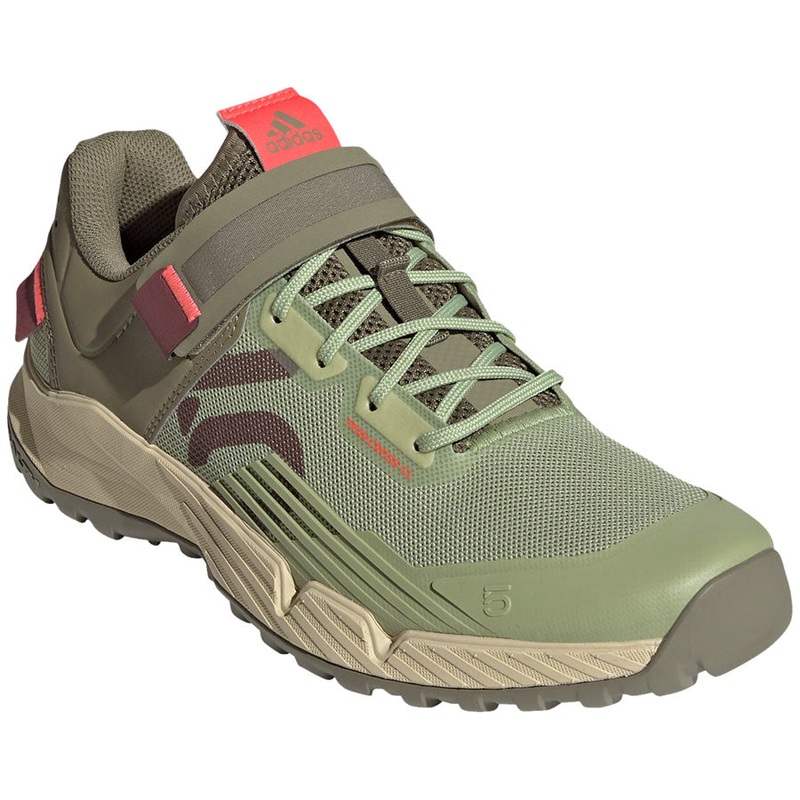Five Ten Trailcross Mountain Clipless Shoes – Womens Quiet Crimson/Orbit Green/Turbo 9