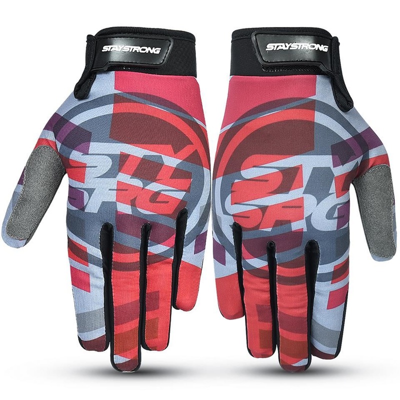 Stay Strong Icon Line Gloves – Wine X Large