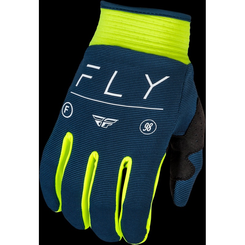 FLY RACING F-16 Gloves Navy/Hi-Vis/White Md
