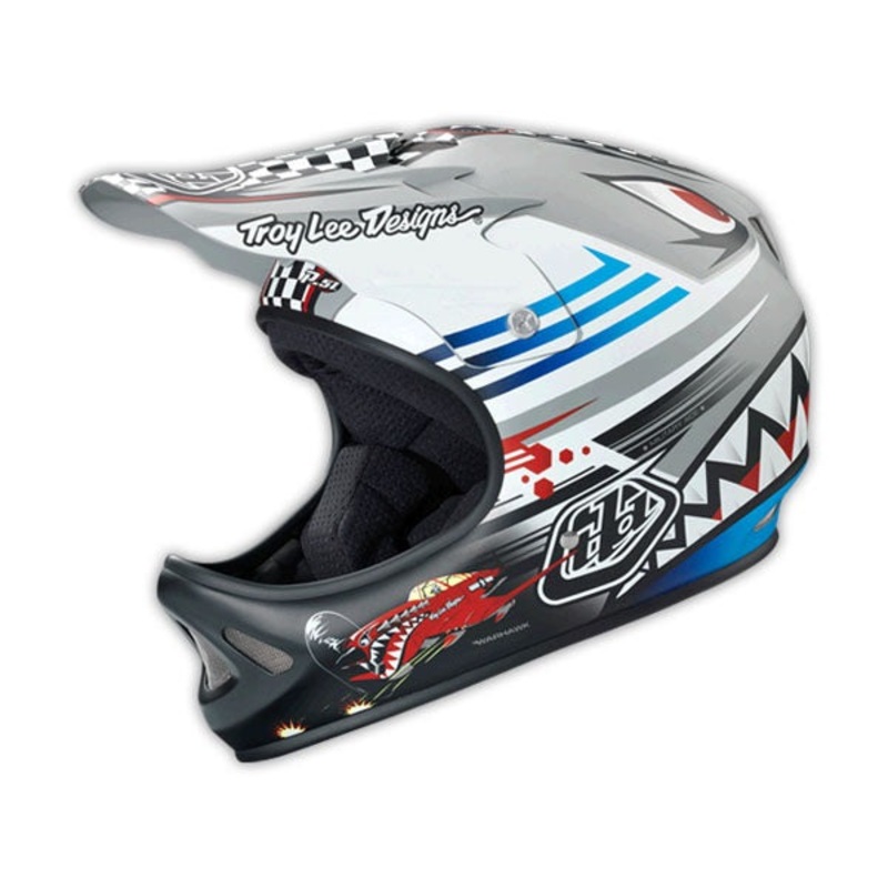 Troy Lee 2014 D2 P-51 Composite Helmet-Matte Gray X-Small/Small