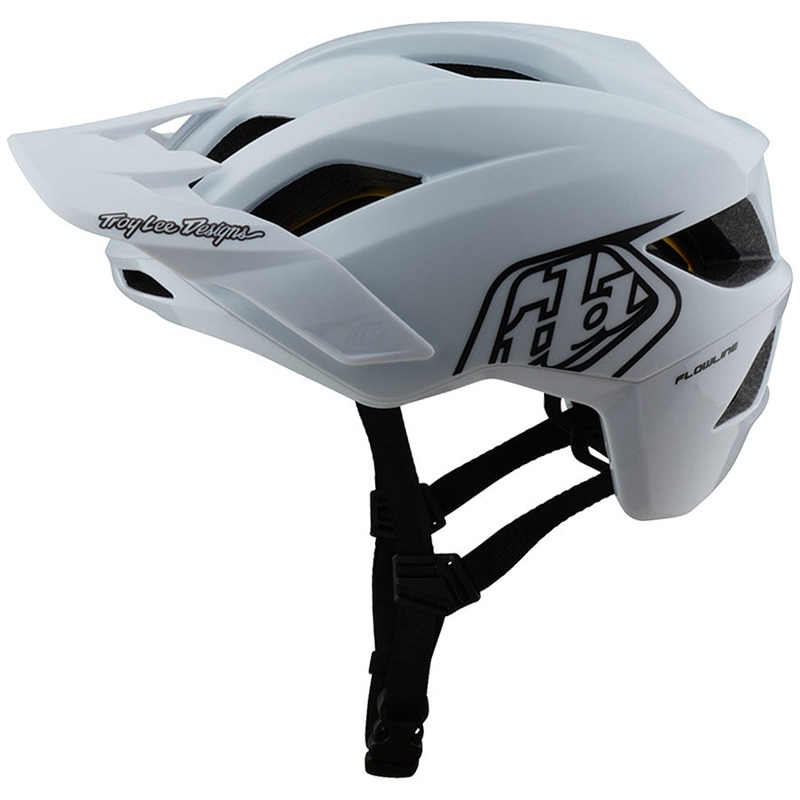 Troy Lee Designs Flowline Helmet  Point White/Black X-Large/2X-Large